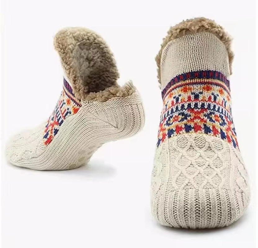 Fall and Winter Floor Socks Home Warm Women Men Socks Snow Socks Sleep Carpet Socks Slippers Socks Men Non-Slip Yoga Socks 2024