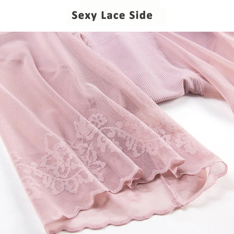 60-115 KG plus Size Safety Short Pants Summer Women Seamless Underskirt Shorts anti Rub Thigh Boyshorts Sexy Lace Women Boxers